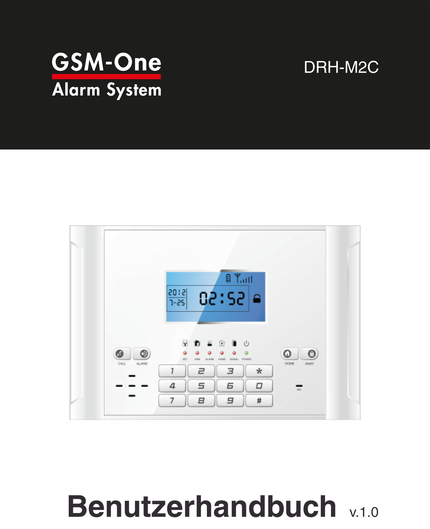 GSM Alarm-System DRH-M2C, Basispaket