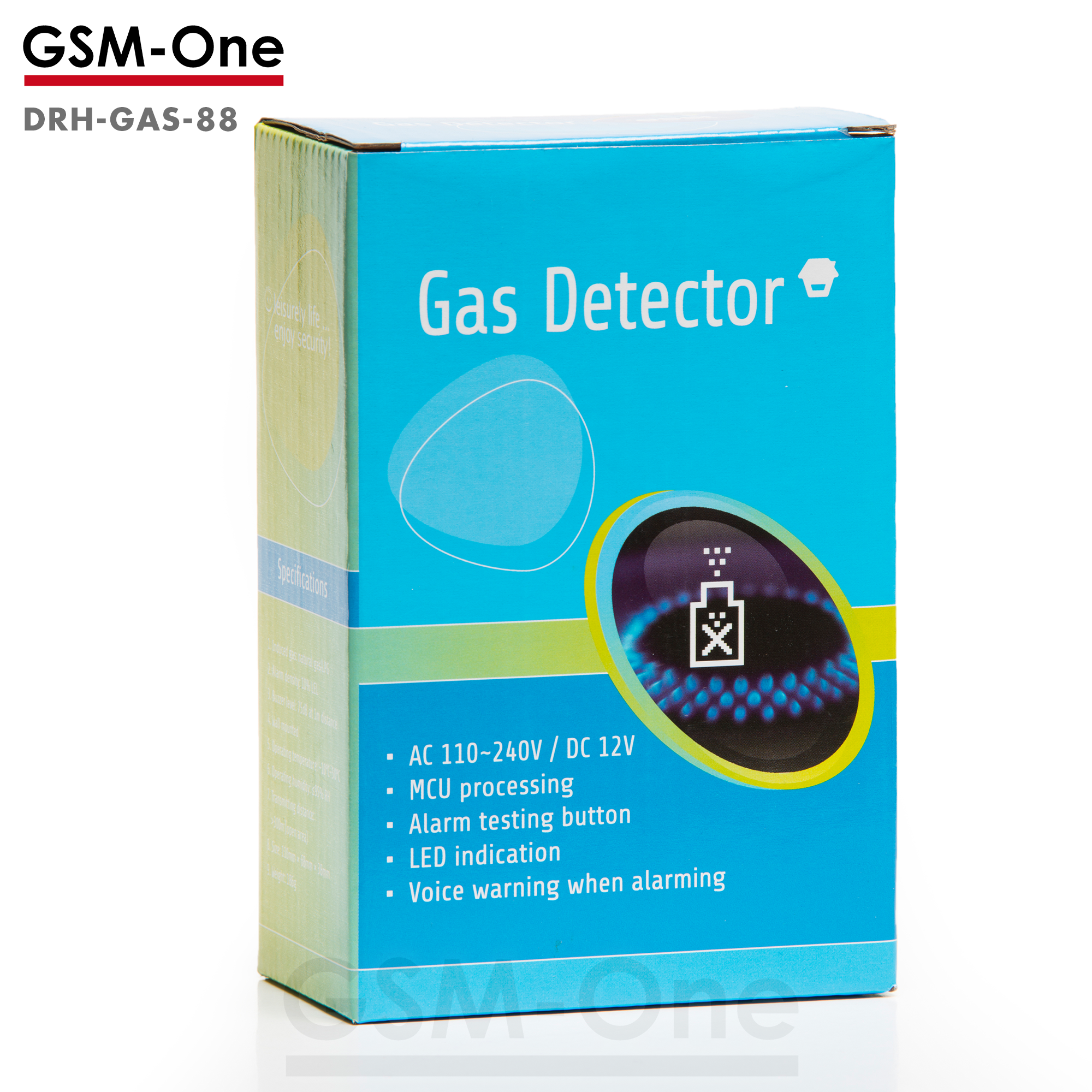 GASMELDER für alle CHUANGO Alarmanlagen: GAS-88