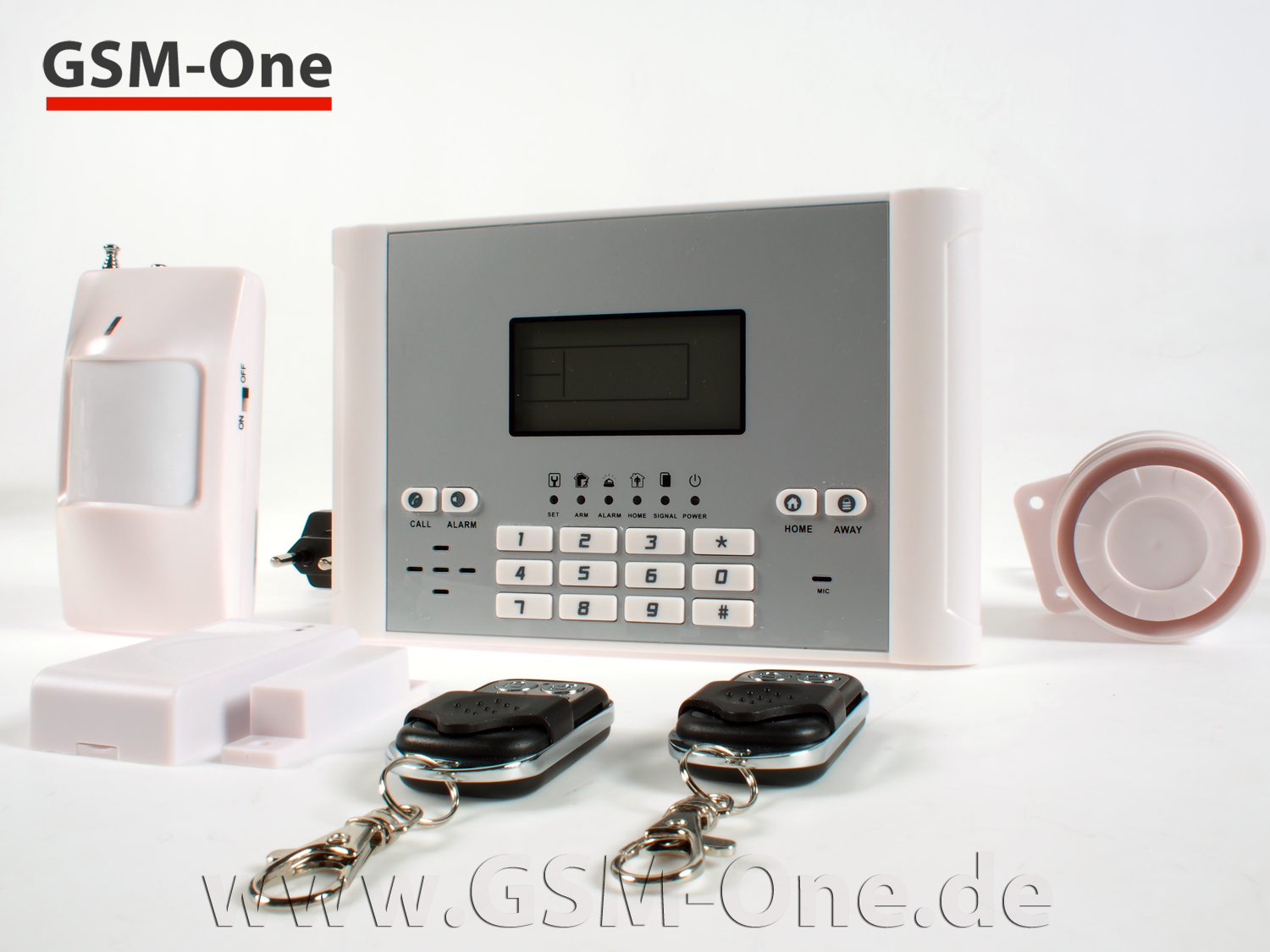 GSM Alarm-System DRH-M2C, Basispaket