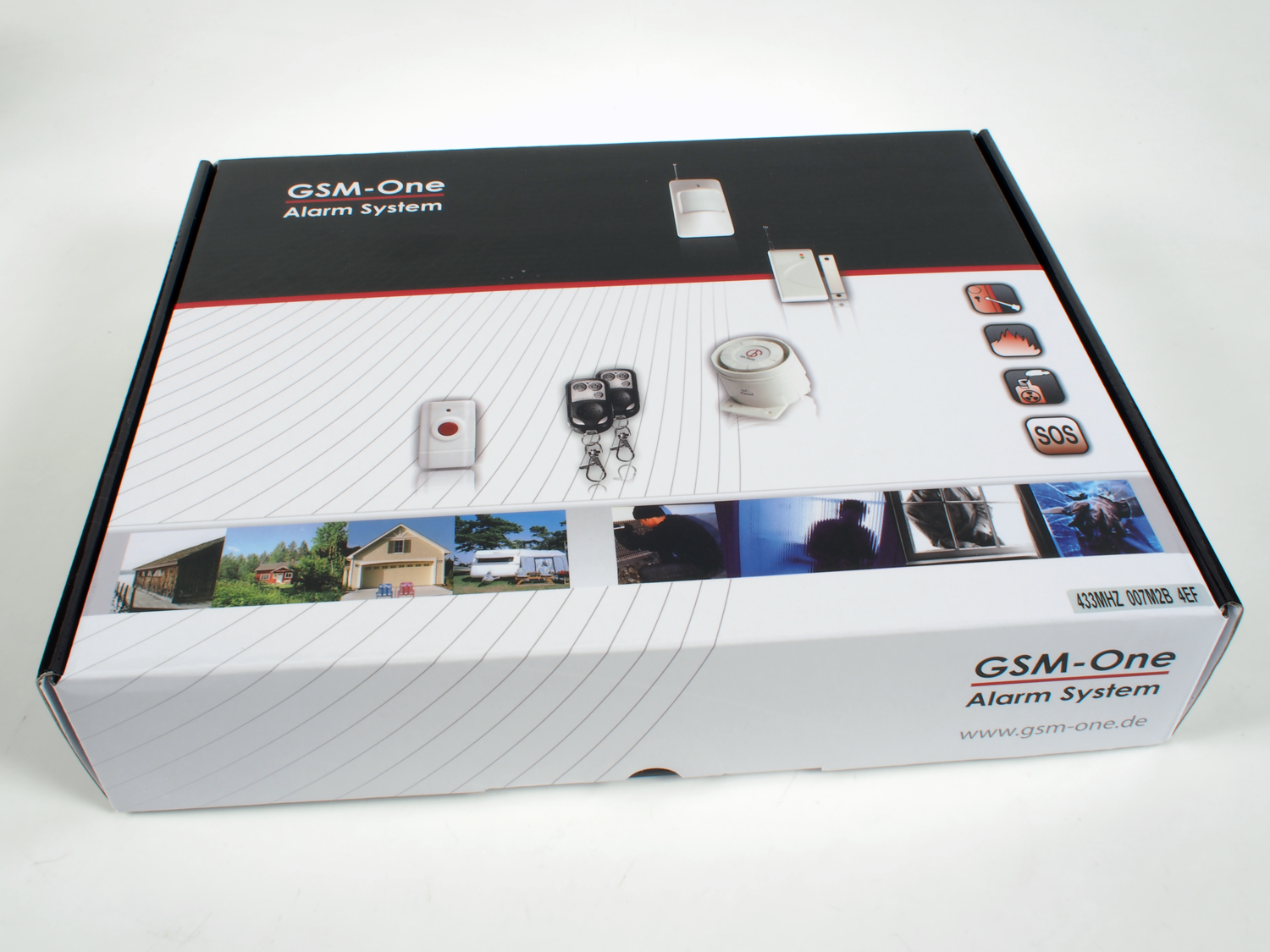 GSM Alarm-System DRH-M2C, Basispaket