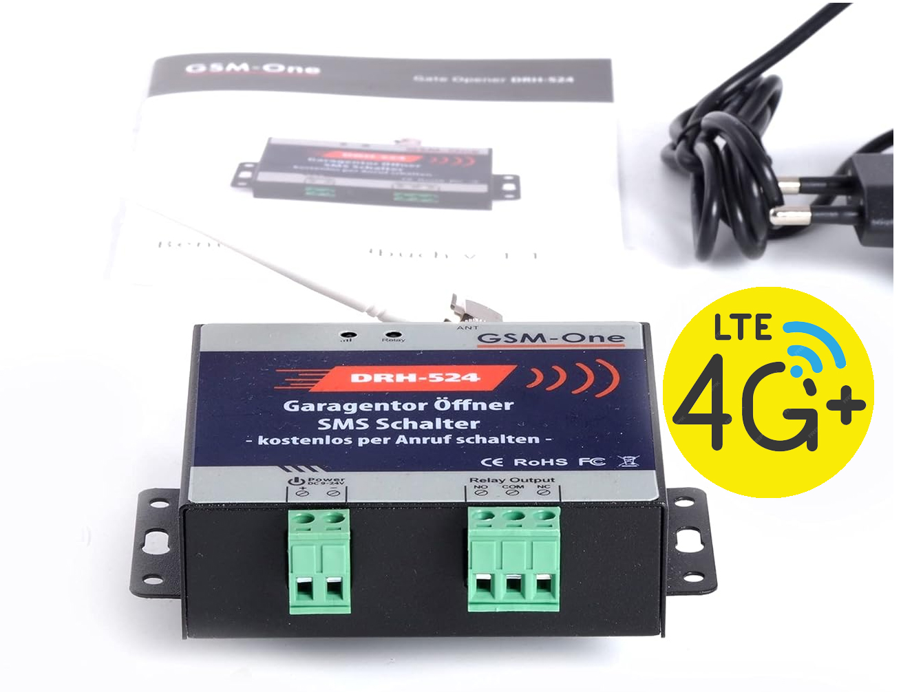 GATE-Opener, Toröffner, GSM-Schalter DRH-524 4G/LTE Version